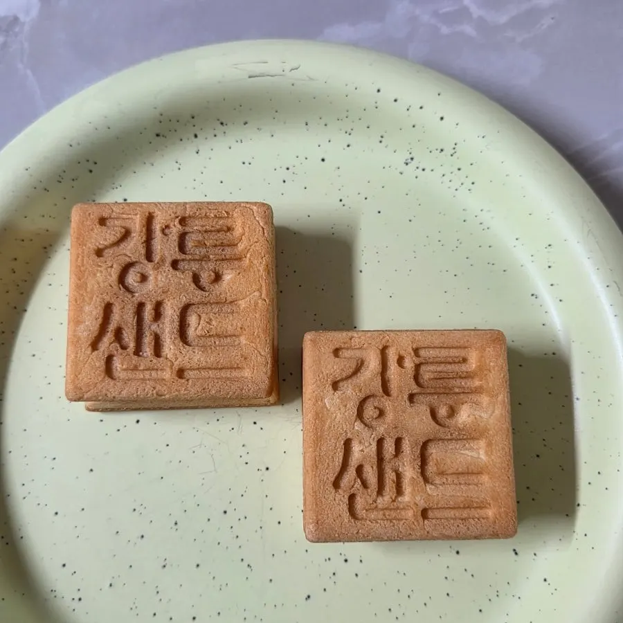 커피맛 강릉샌드 클로즈업