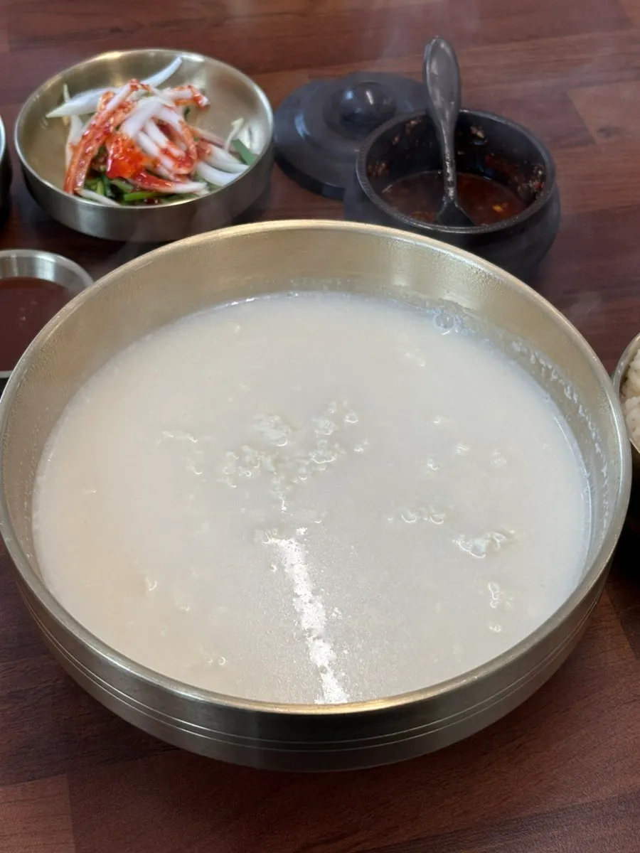 Ordered dishes laid out on the table