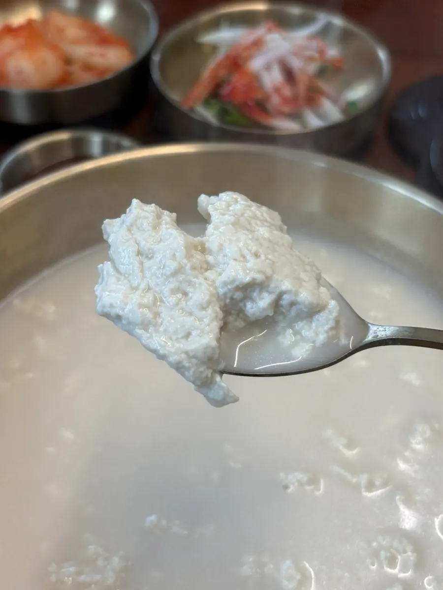 A bowl of clear-broth sogol sundubu