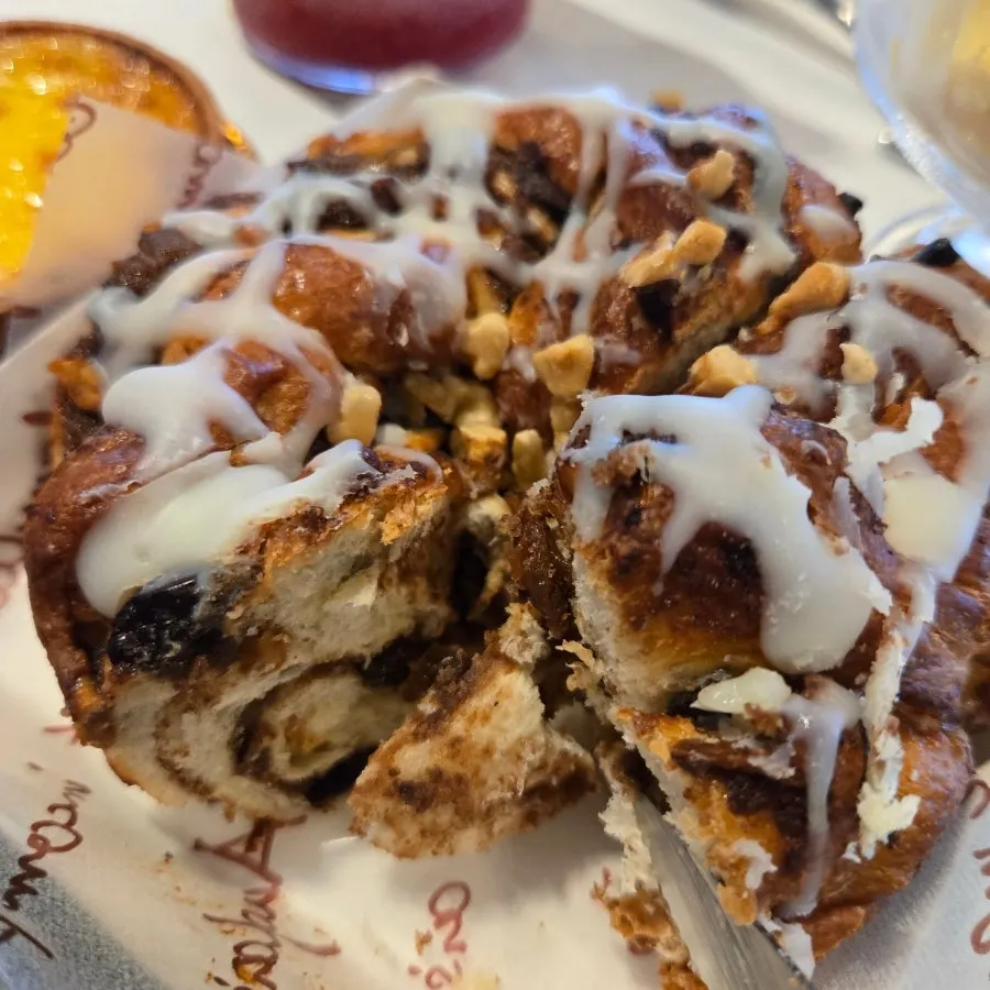 Bread and desserts we shared together