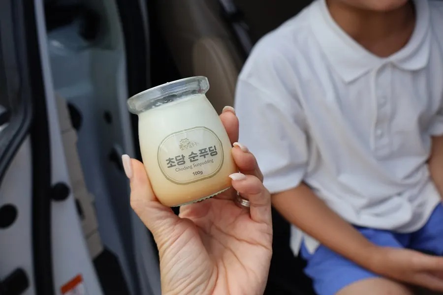 포토리뷰 후 제공된 초당 순푸딩