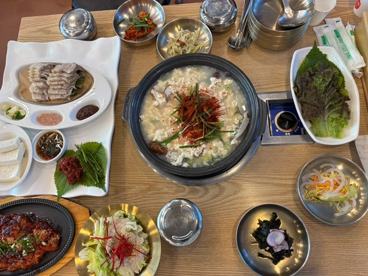 정은숙초당순두부 초당명품밥상 한상차림