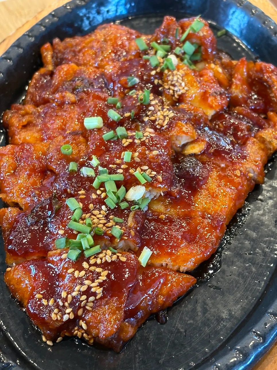 정은숙초당순두부 가족 식사 테이블