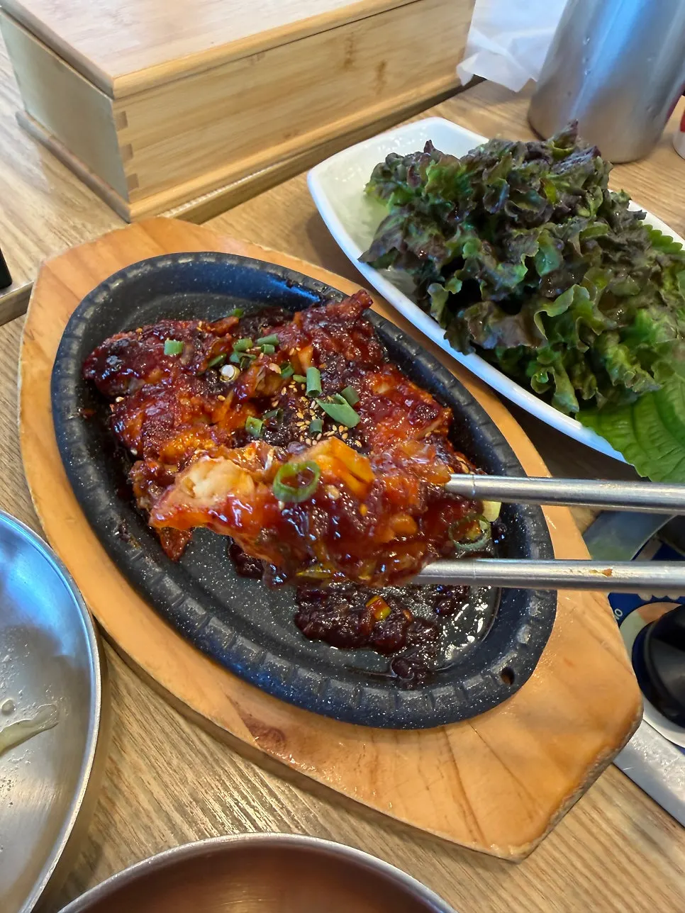 Seasoned grilled dried pollock from the Chodang Premium Table Set