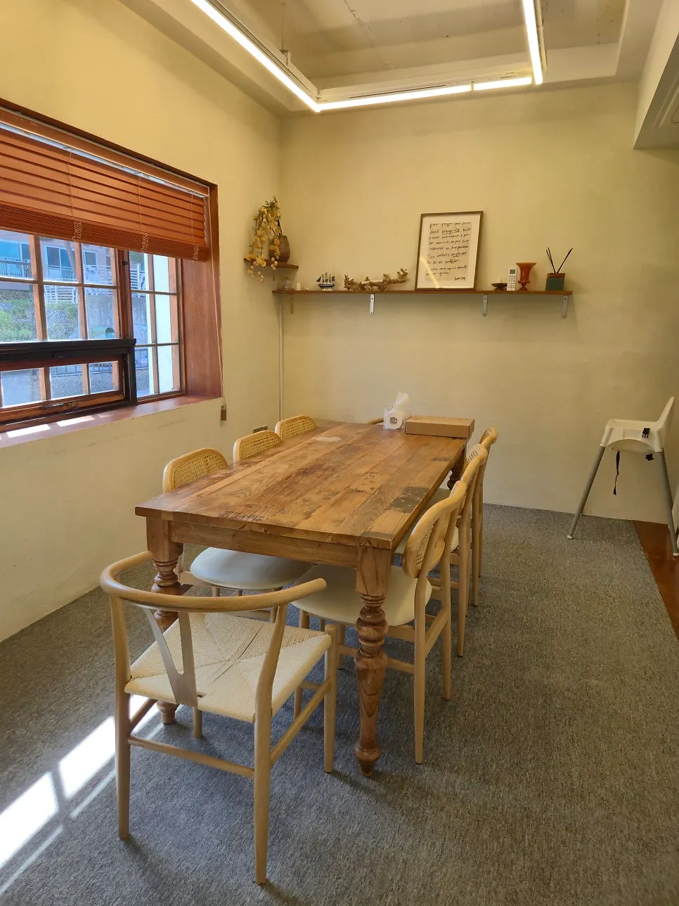 Kitchen with coffee machine and electric kettle
