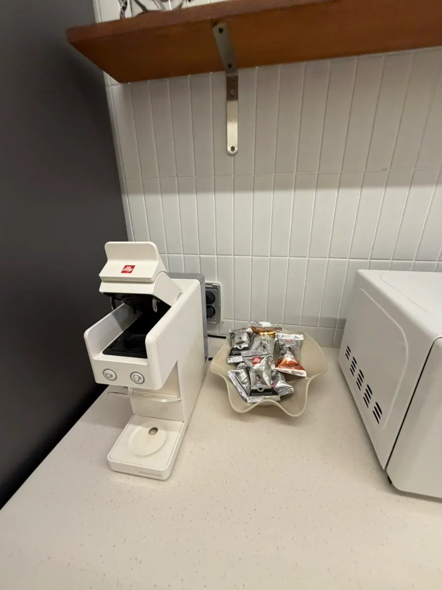 Coffee machine in the 1st floor kitchen