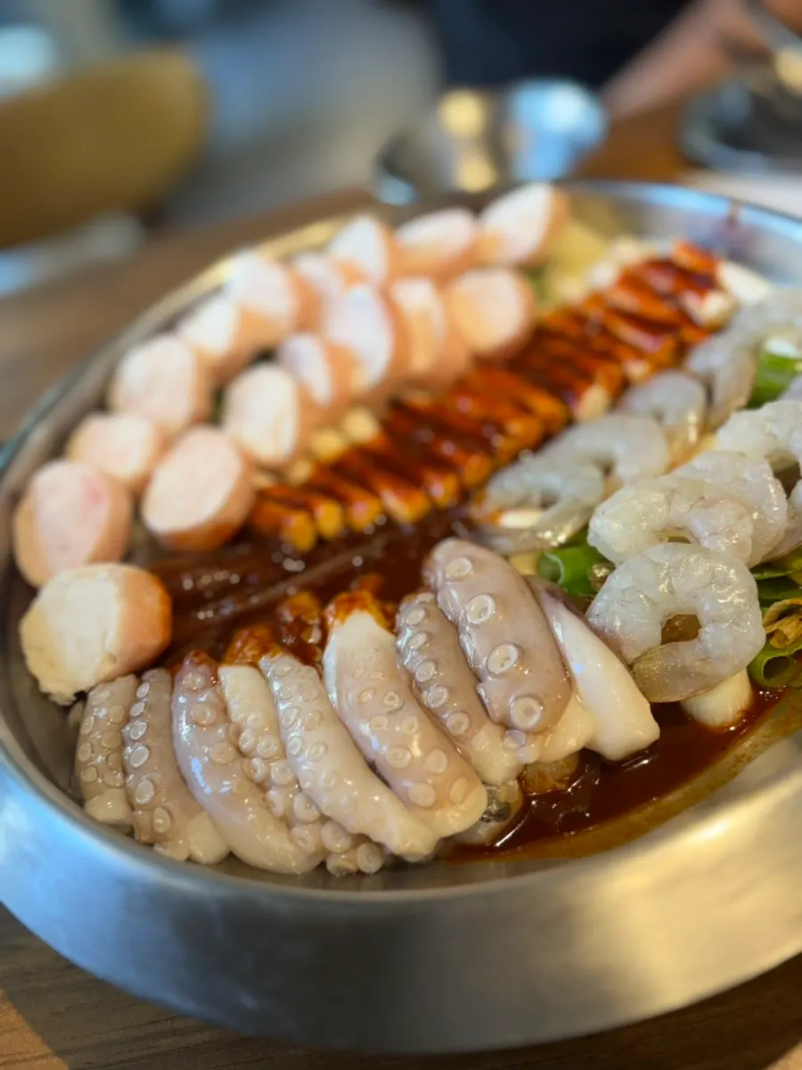 Neatly served meal side dishes