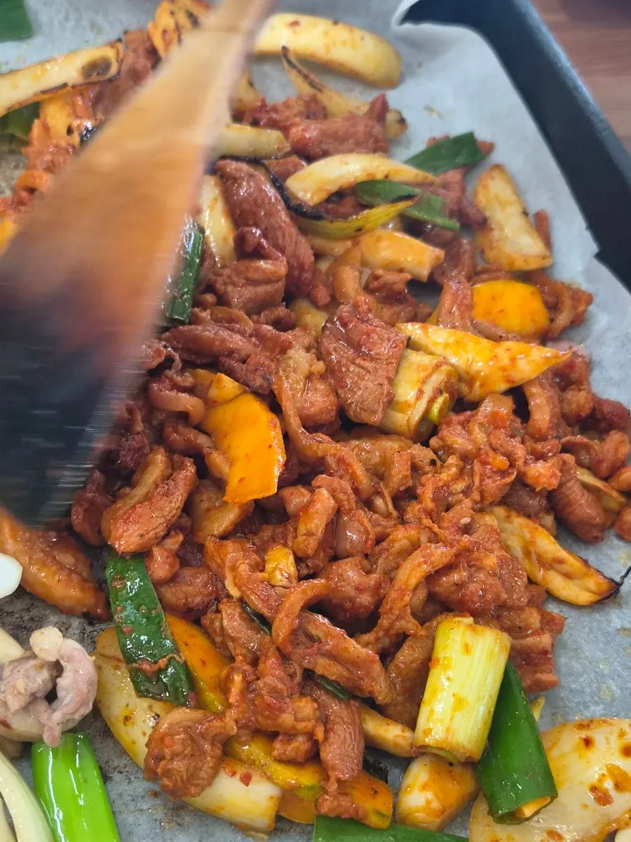 Ori jumulleok ướp sốt thấm mùi than hoa