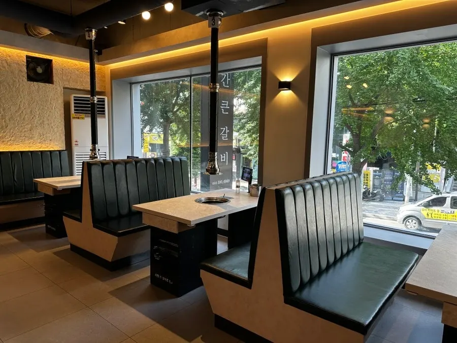 Private room seating for a more secluded meal