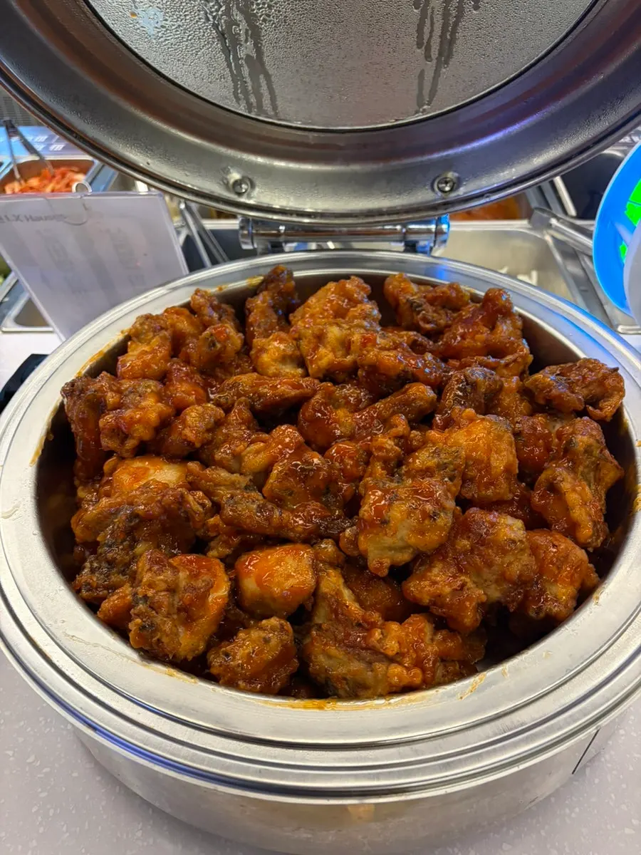 Tteokbokki corner at the self-bar