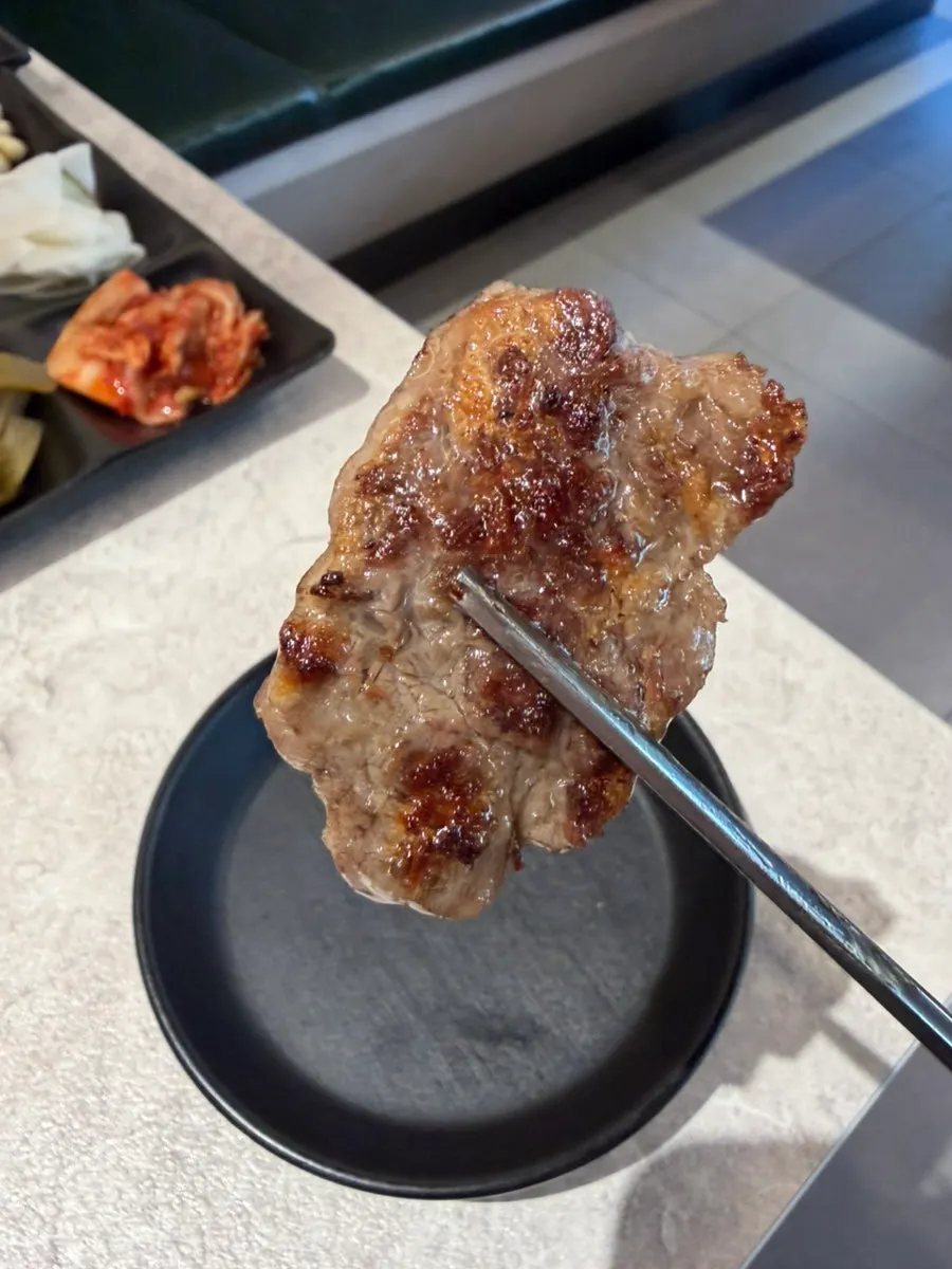 Royal beef short rib placed on the grill