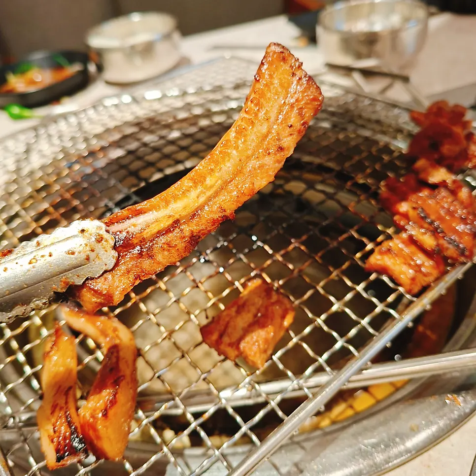 The last pork rib bone picked clean