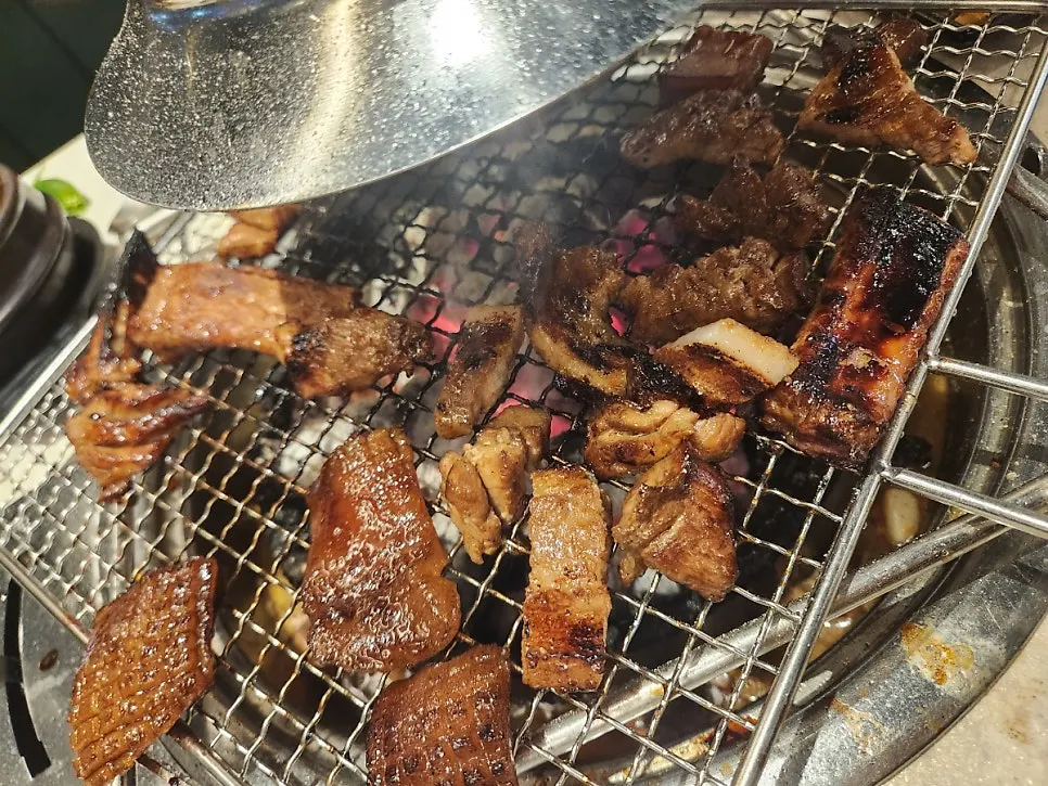 Self-swapped grill pan for the ribs
