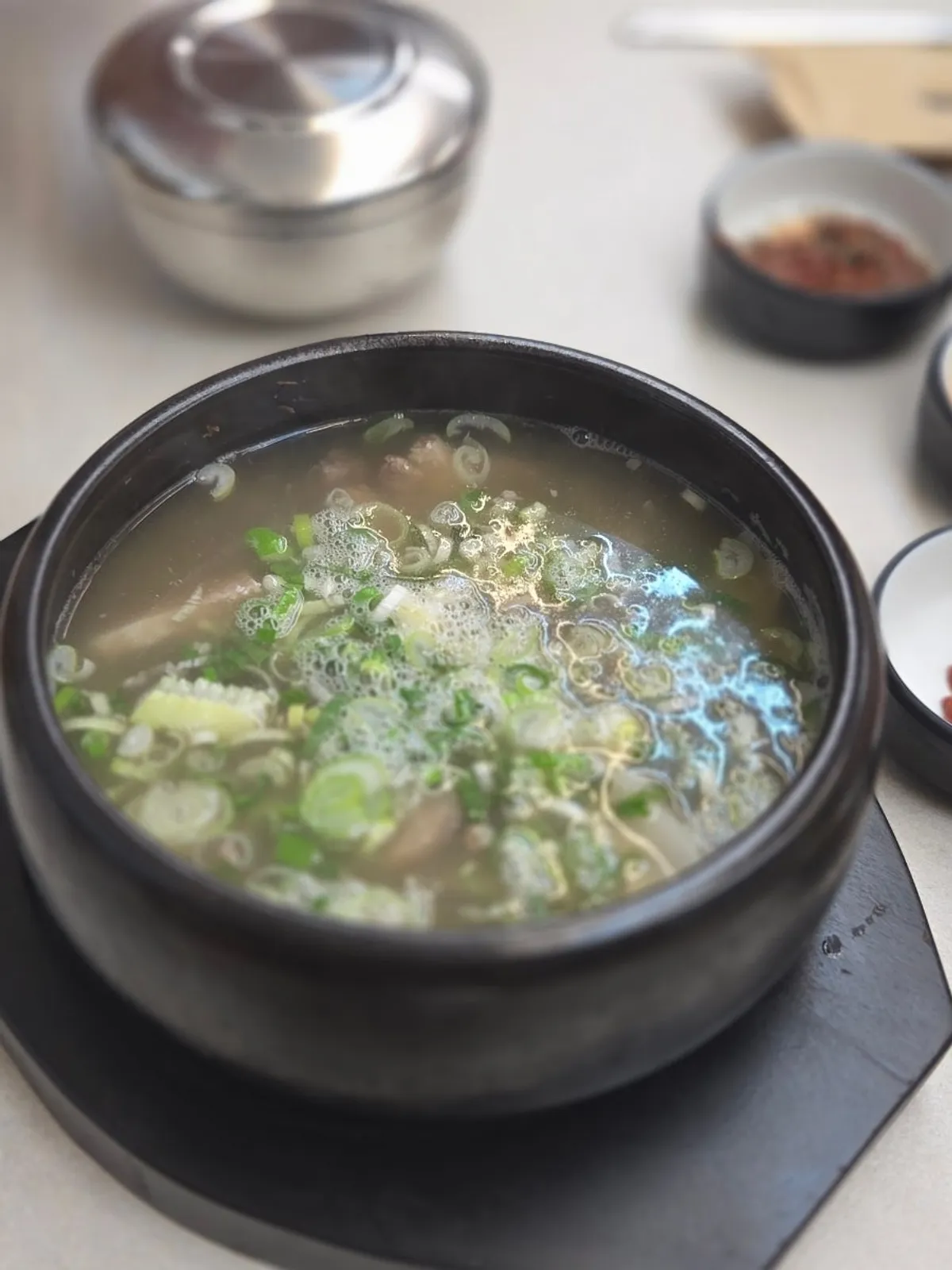 Self-service bar side dishes at Gukdam Sundaeguk Main Branch