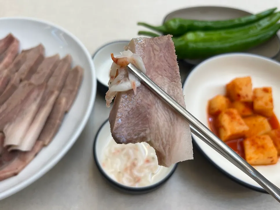 Suyuk with a good lean-meat ratio