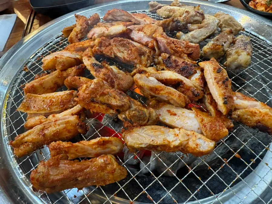 기름기를 뺀 간장닭갈비