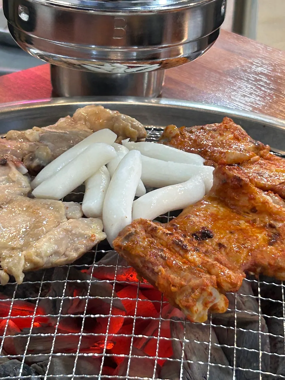 Soy-sweet dakgalbi cooking