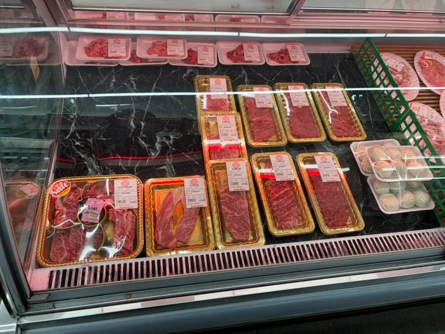 Ingredients prepared for a pension barbecue