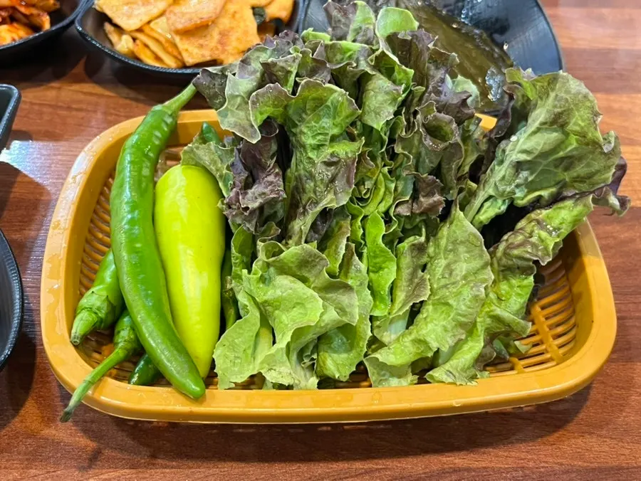 Table covered with an assortment of side dishes
