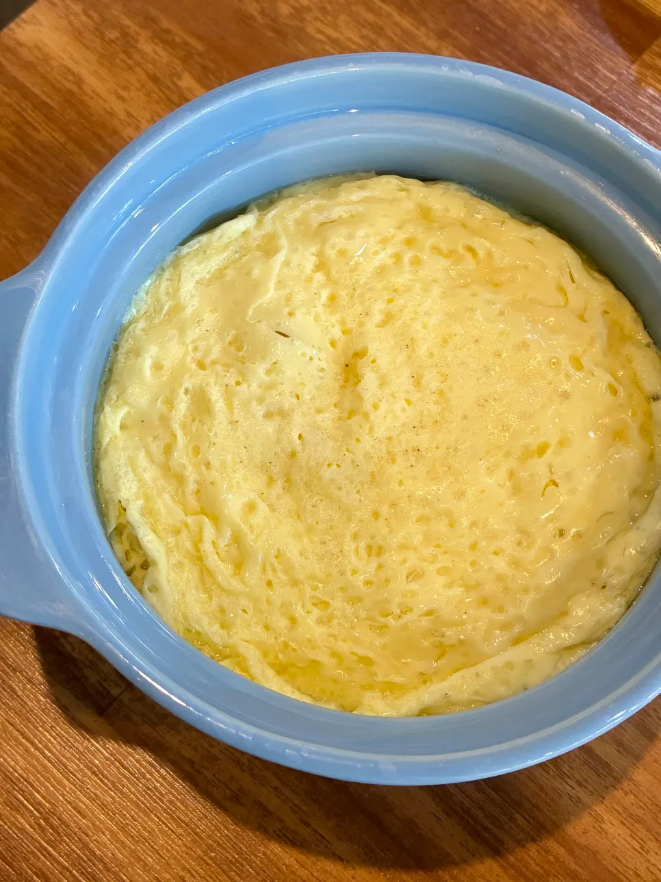 Steamed egg served alongside the jikhwa bul jjukkumi