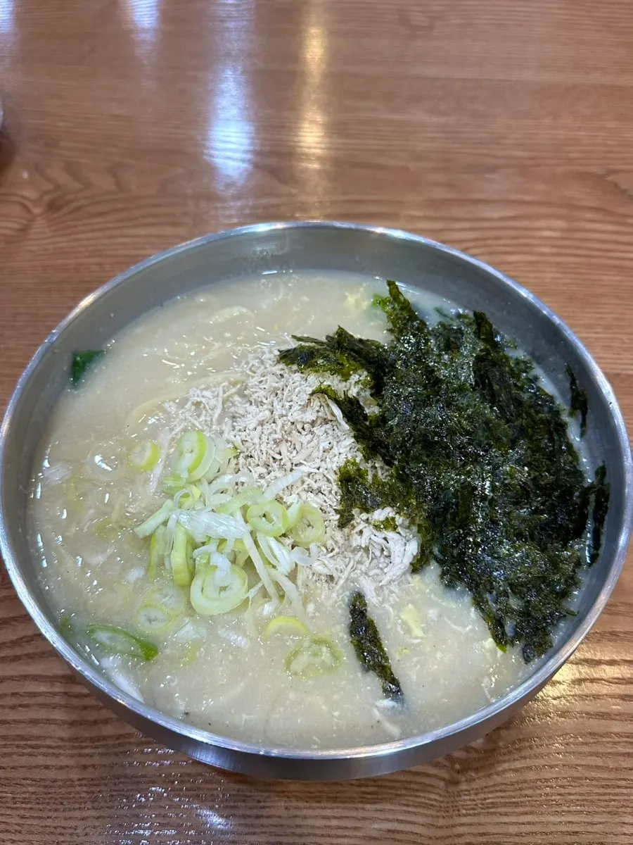 계란 버전 한양닭칼국수