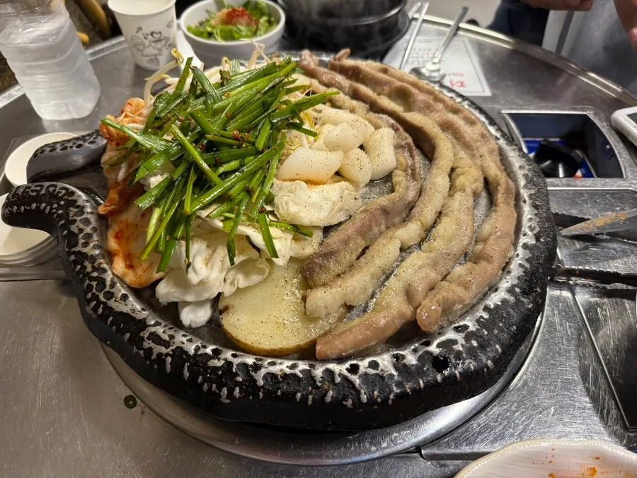 Ordered 3 servings of beef gopchang