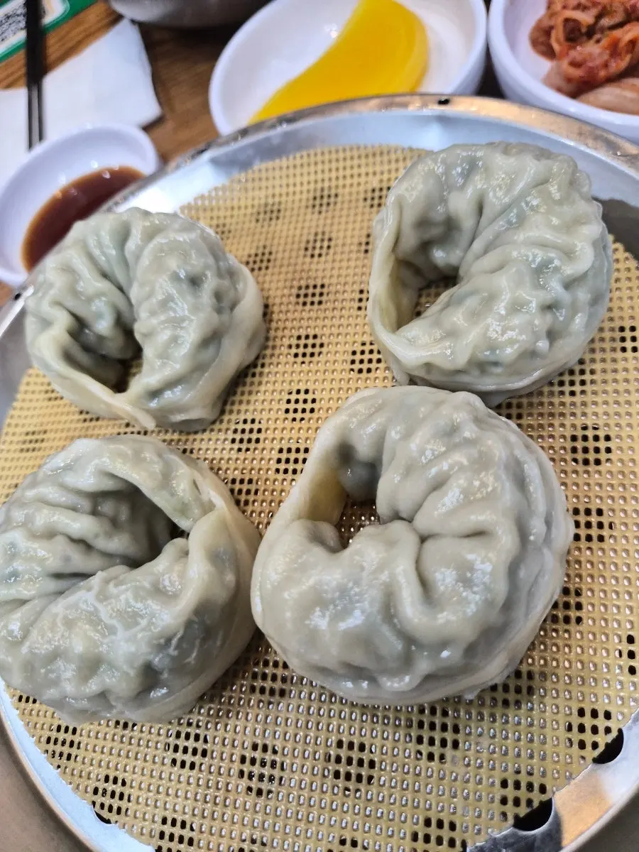 A plate of meat king mandu