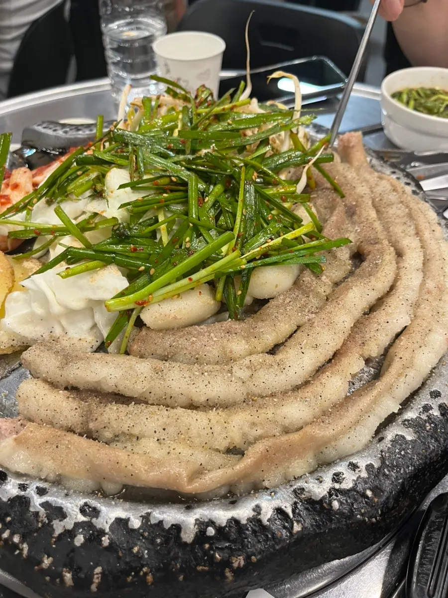 Beef gopchang menu and prices at Jinseong Hanwoo Gopchang