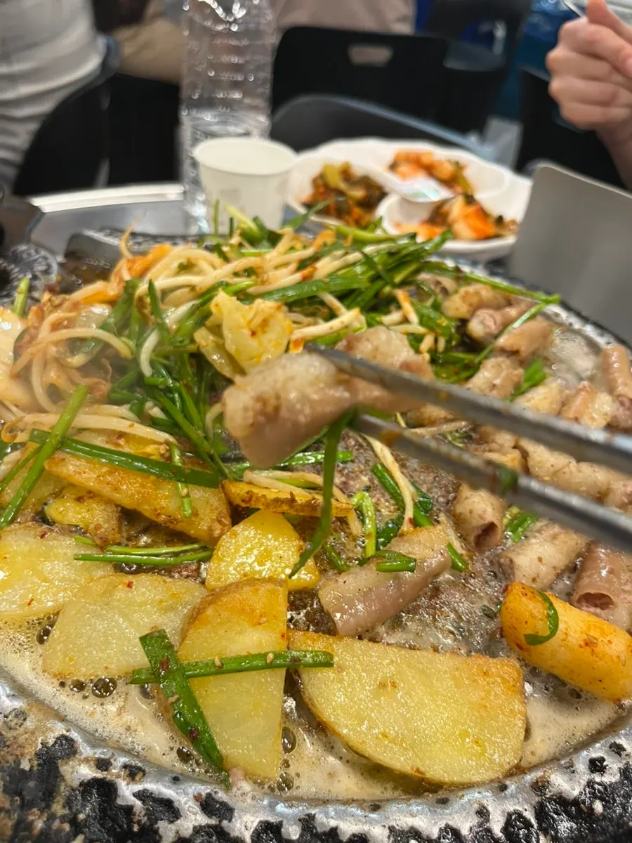 Fully grilled beef gopchang and daechang