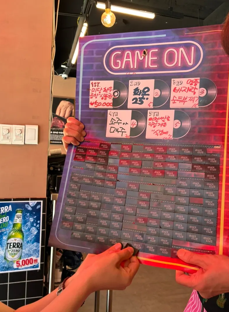 Restaurant prize-draw event notice