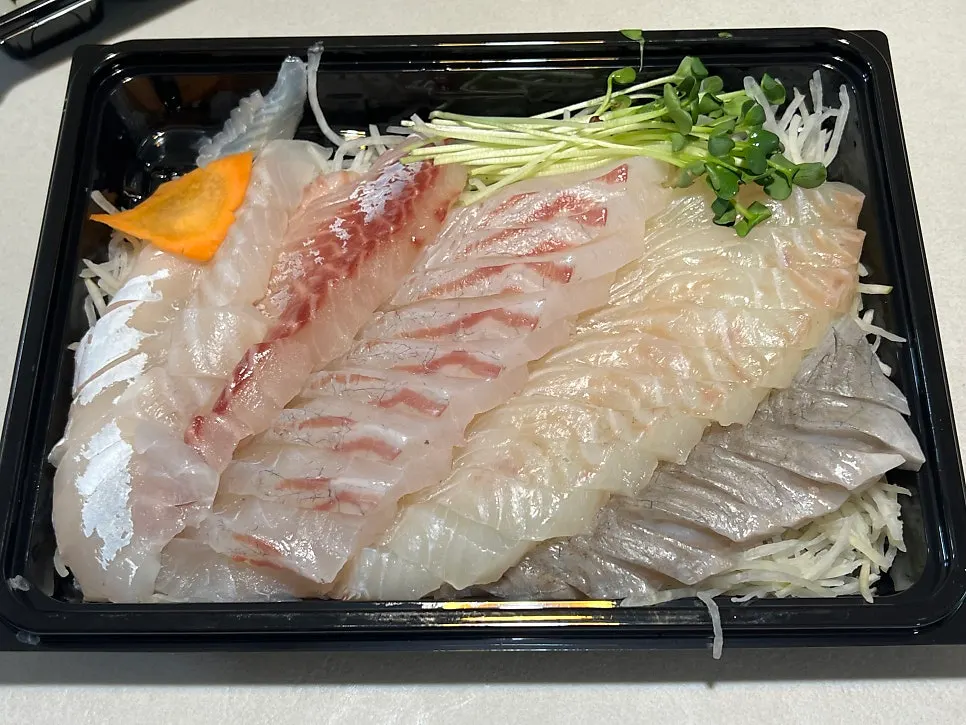 Small Nunggwangcham sashimi takeaway set