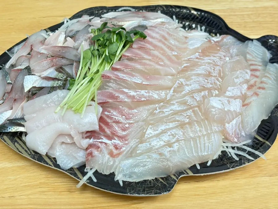 전어 대광어 대참돔으로 구성된 전광참회 안내