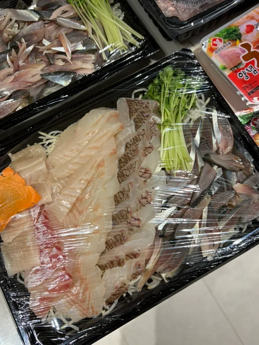 도미 머리가 들어간 매운탕거리 포장