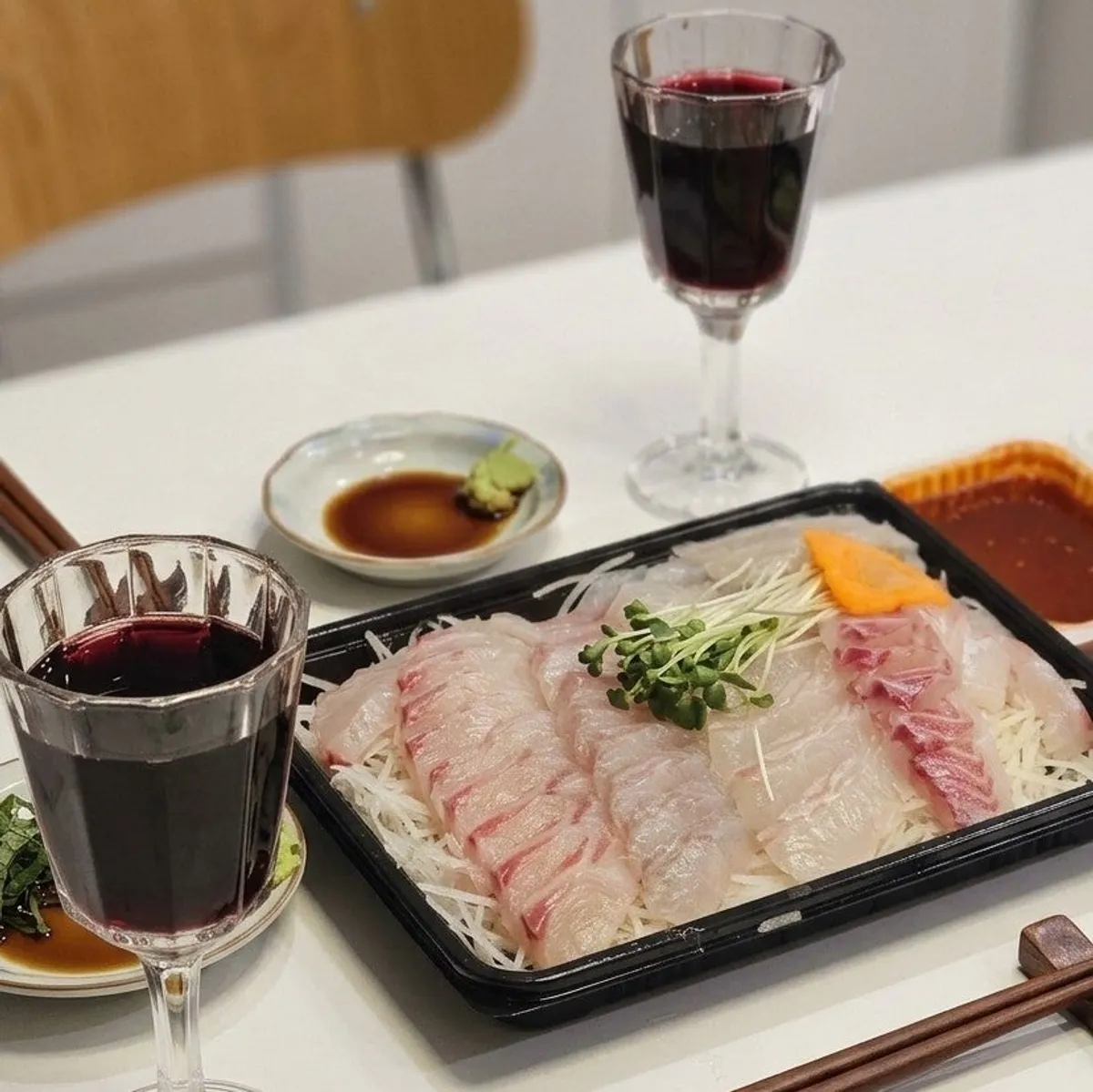 Assorted sashimi spread packed from Yeongjae Susan