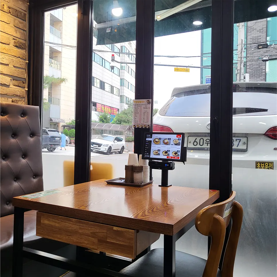 가락동 한양닭칼국수 매장 모습