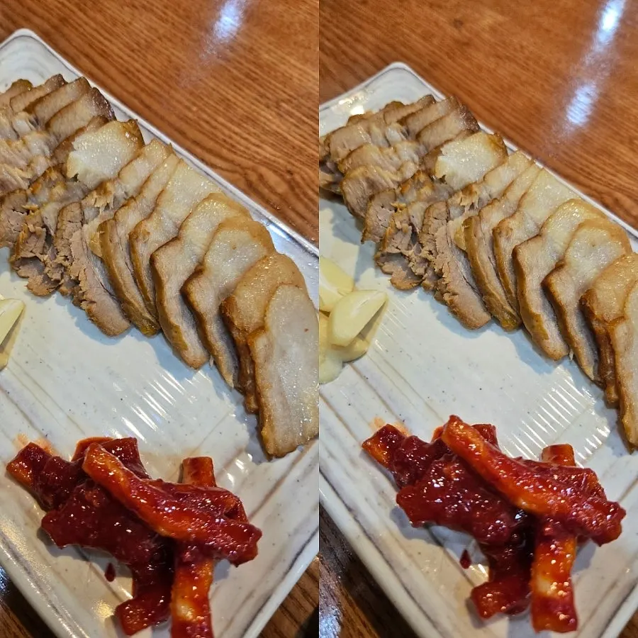 곁들임 메뉴 미니수육