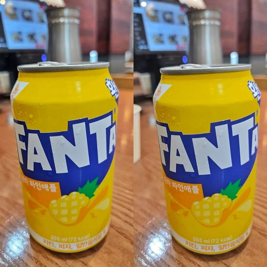 환타를 곁들인 퇴근 후 저녁 식사