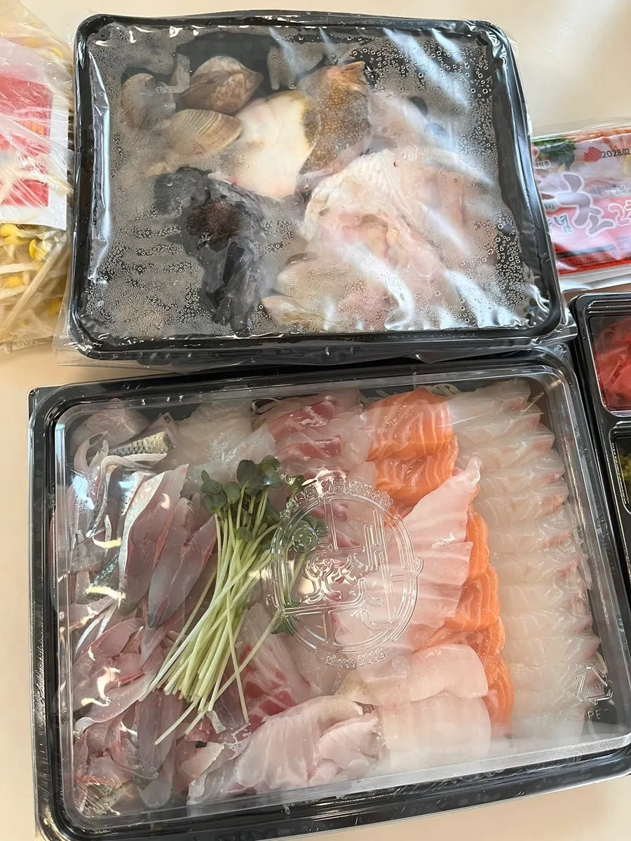 전광참회 포장 구성과 곁들임