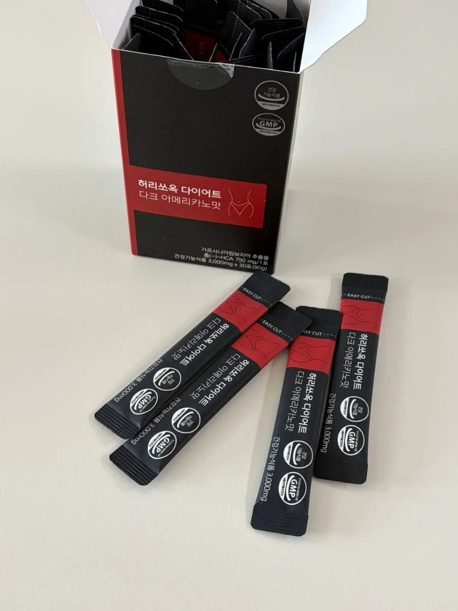 3,000mg 30포 표기가 적힌 제품 표시면