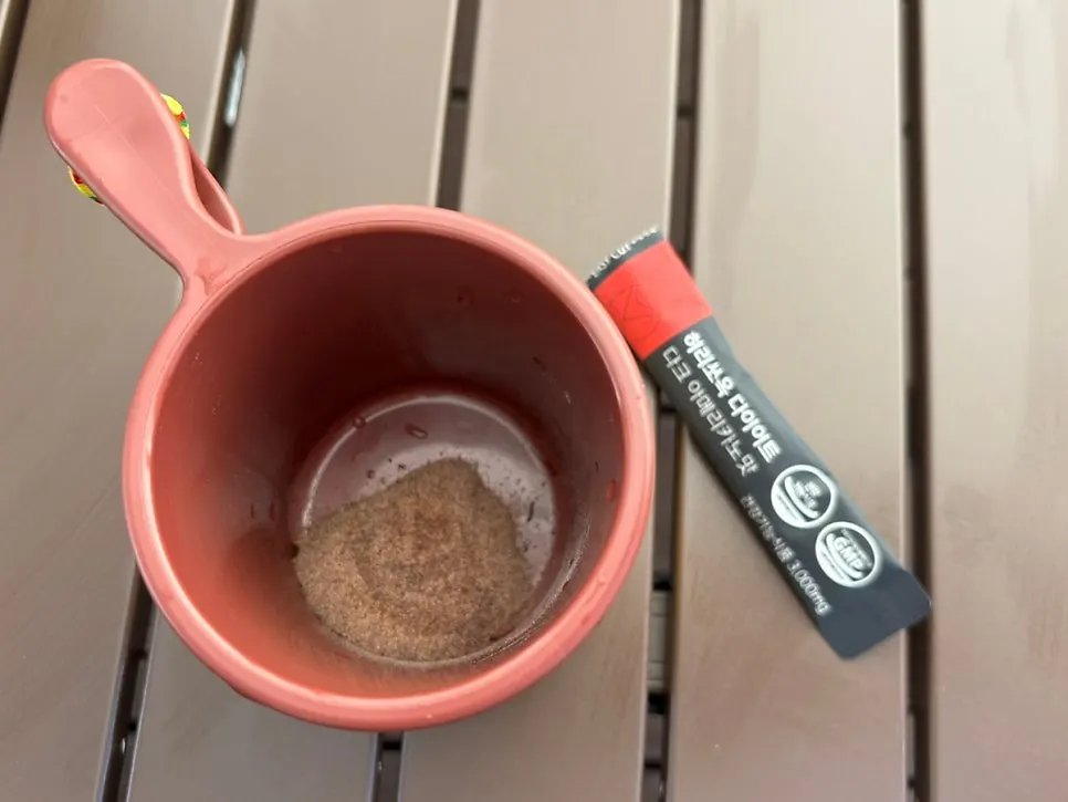 Several diet coffee sticks carried in a bag