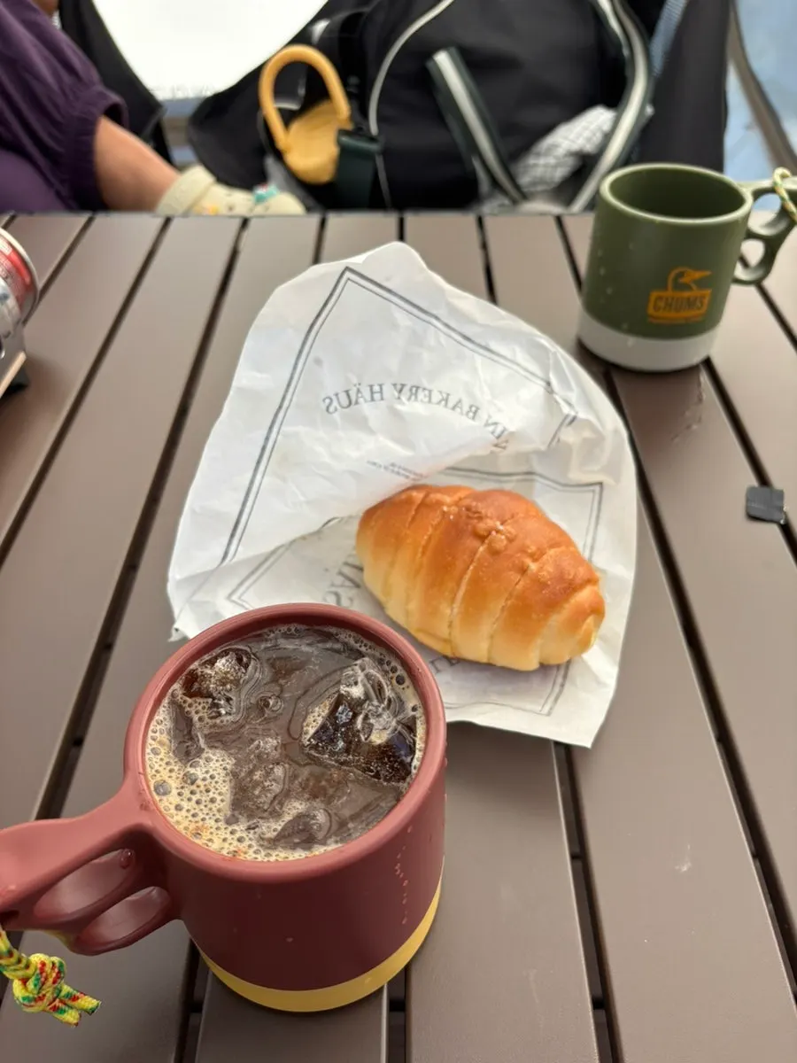 Diet coffee enjoyed on a camping morning