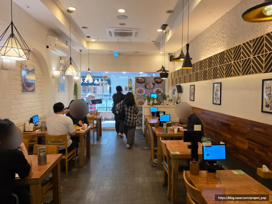 Cozy interior seating at Garlic Cook & Story Western Dome