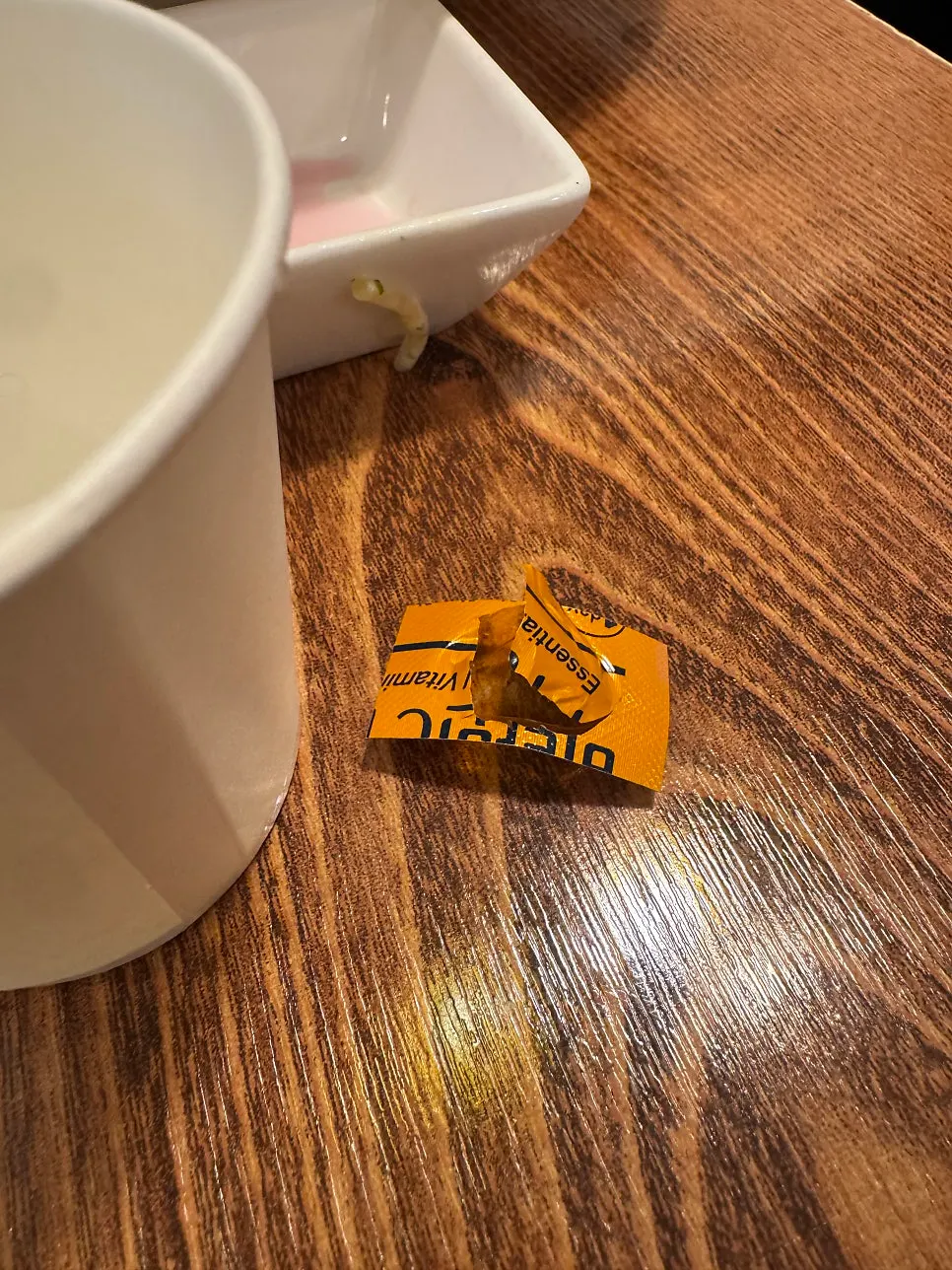 Vitamins served right after ordering