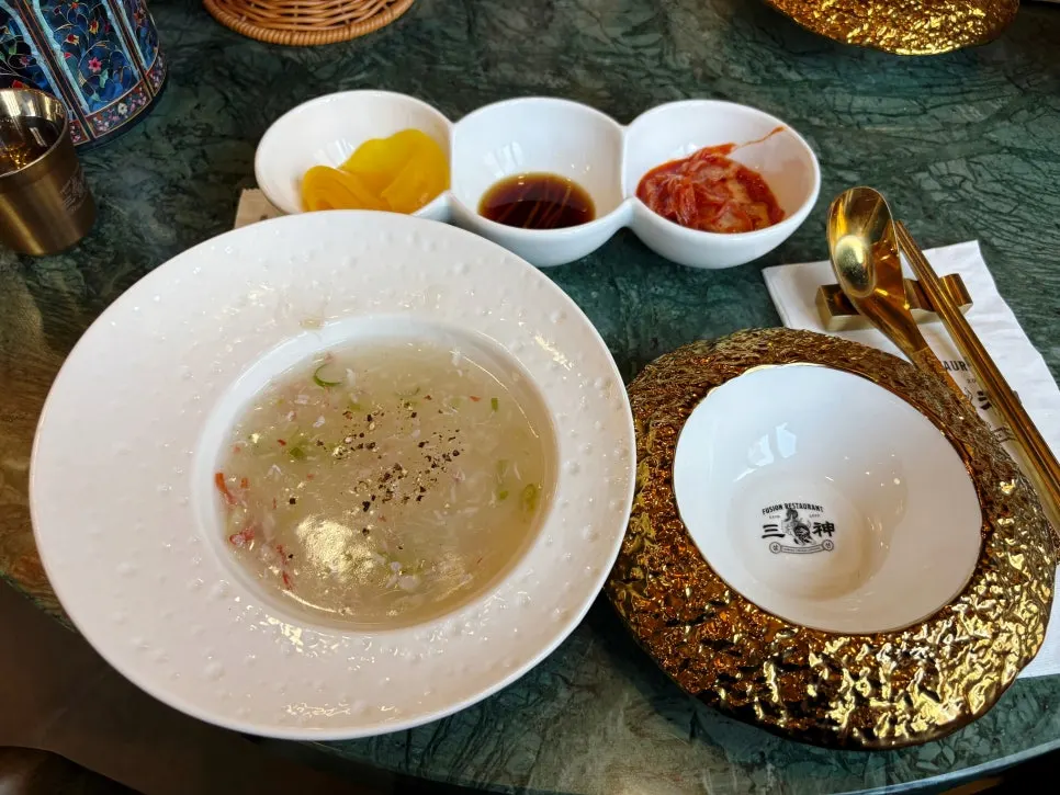 First course dish, Sokcho crab soup