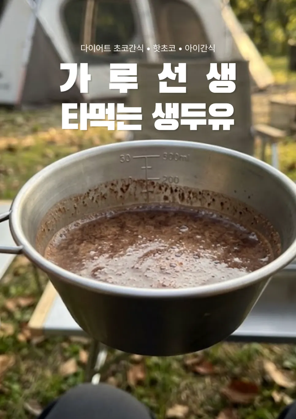 가루선생 타먹는생두유 초코 제품 사진