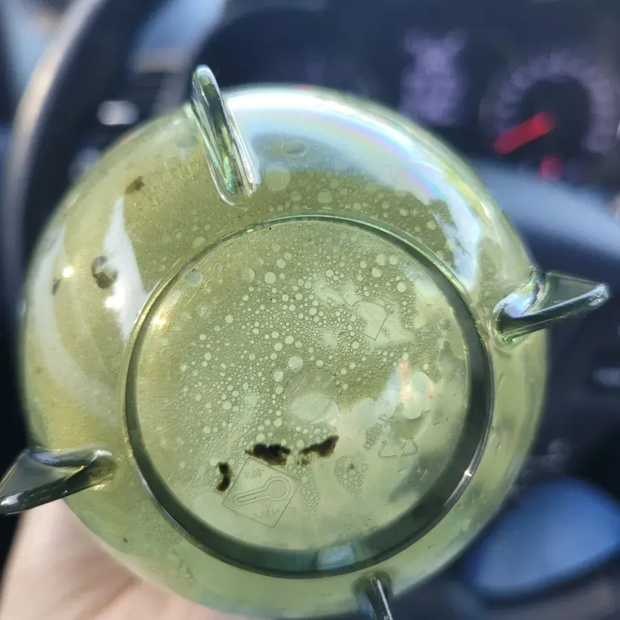 The grain powder drink mixed smoothly with no clumps