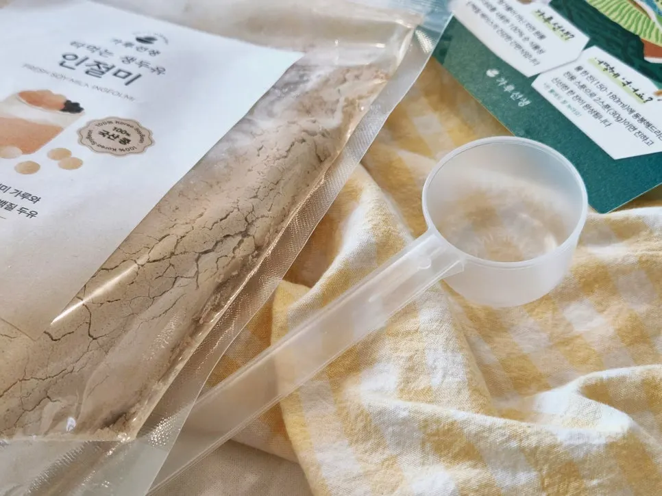 분말두유와 전용 계량스푼