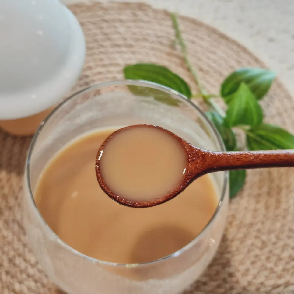 찬물에 완성한 인절미맛 두유