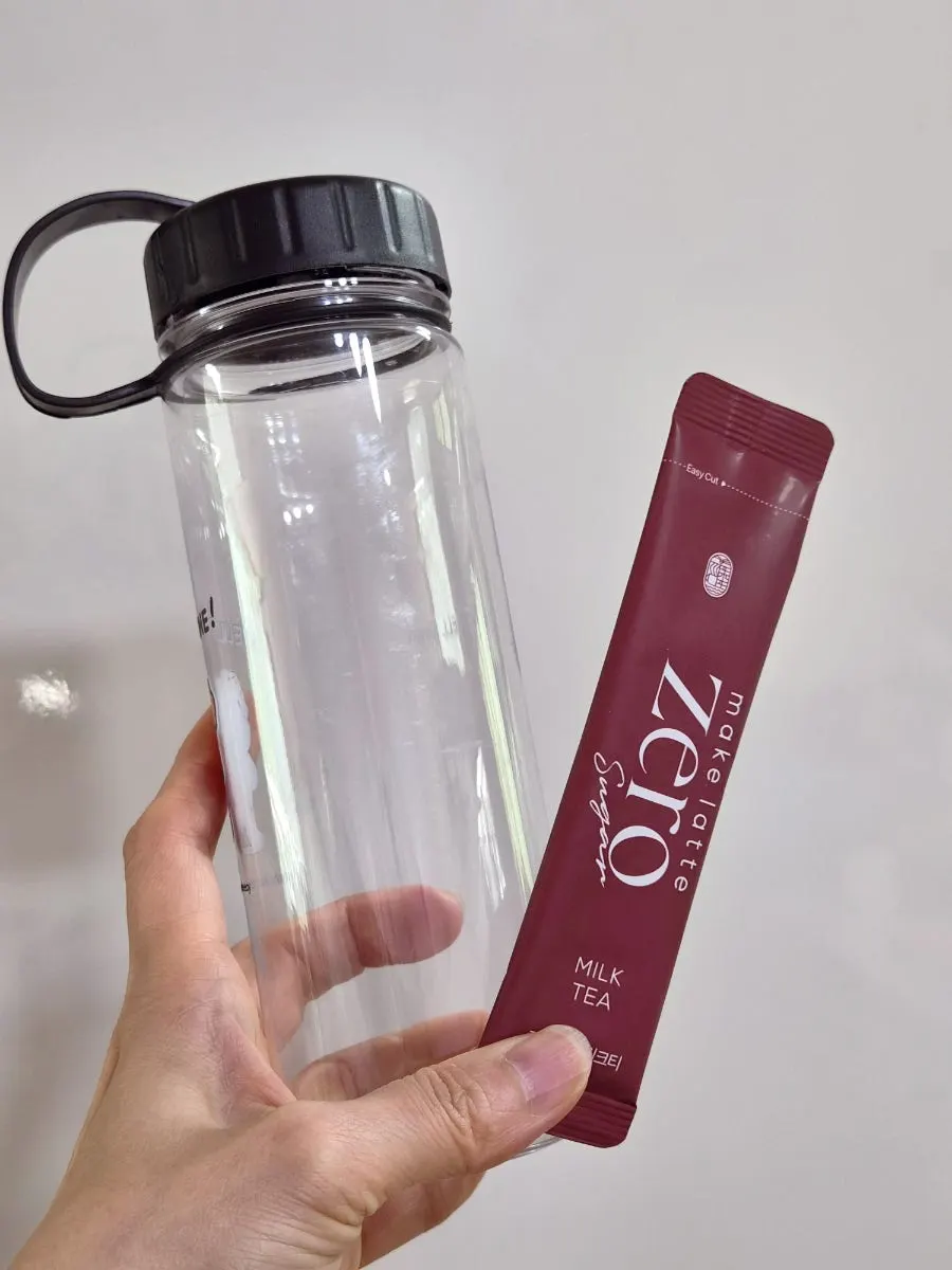 Portable stick-type milk tea packaging