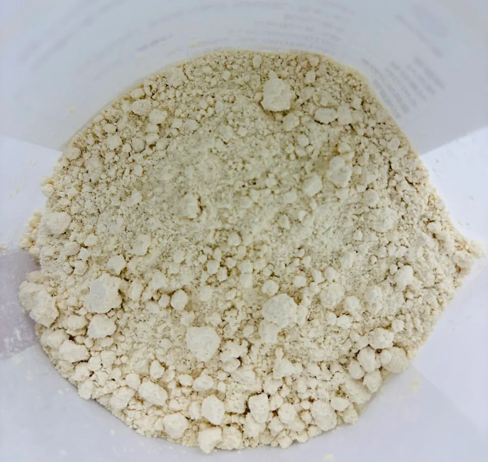 Opened Garu Seonsaeng white soybean powder